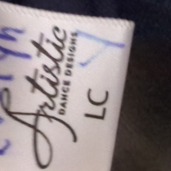 Artistic Dance Designs Semi-Custom Blue Contemporary Dance Costume: Large Child - Picture 4 of 4